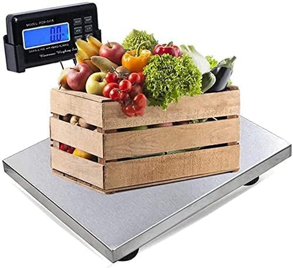 Test de la balance postale LCD en acier inox