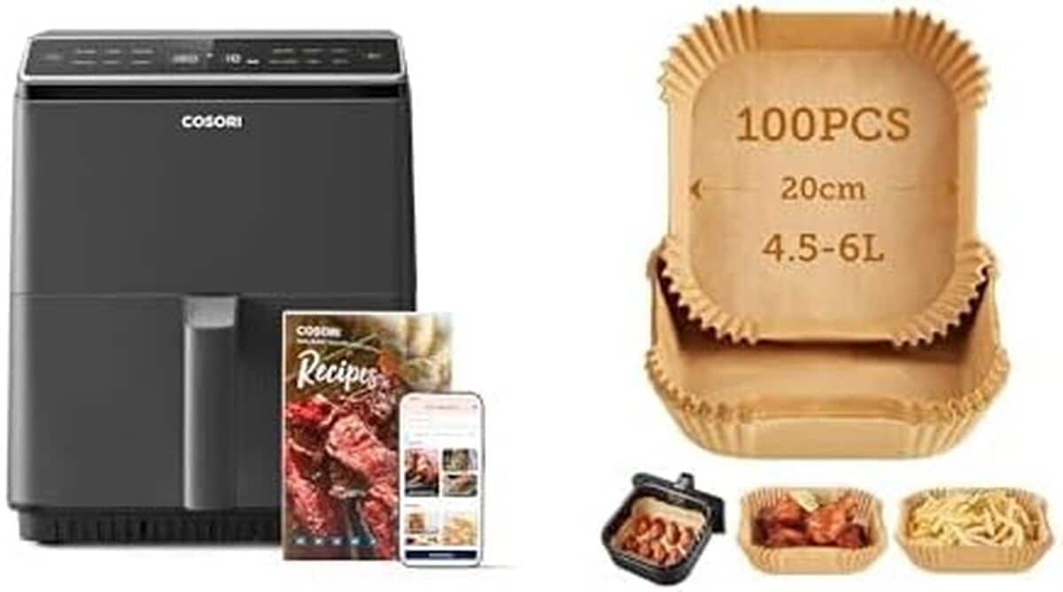 Test du COSORI Air Fryer Dual Blaze 6, 4L : performance et accessoires inclus