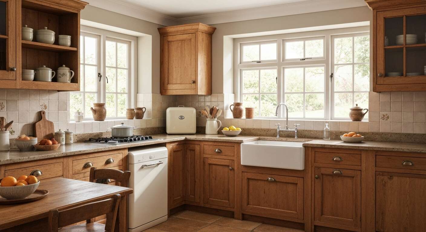 Avantages d'une cuisine équipée style cottage