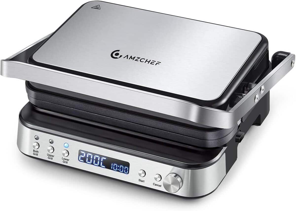 Test : amzchef gril de contact 4 en 1, performance et polyvalence