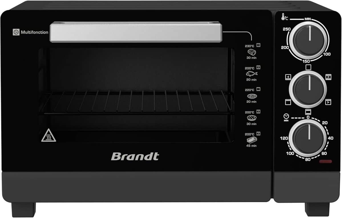 Test du mini four Brandt FC215MB : multifonction et pratique