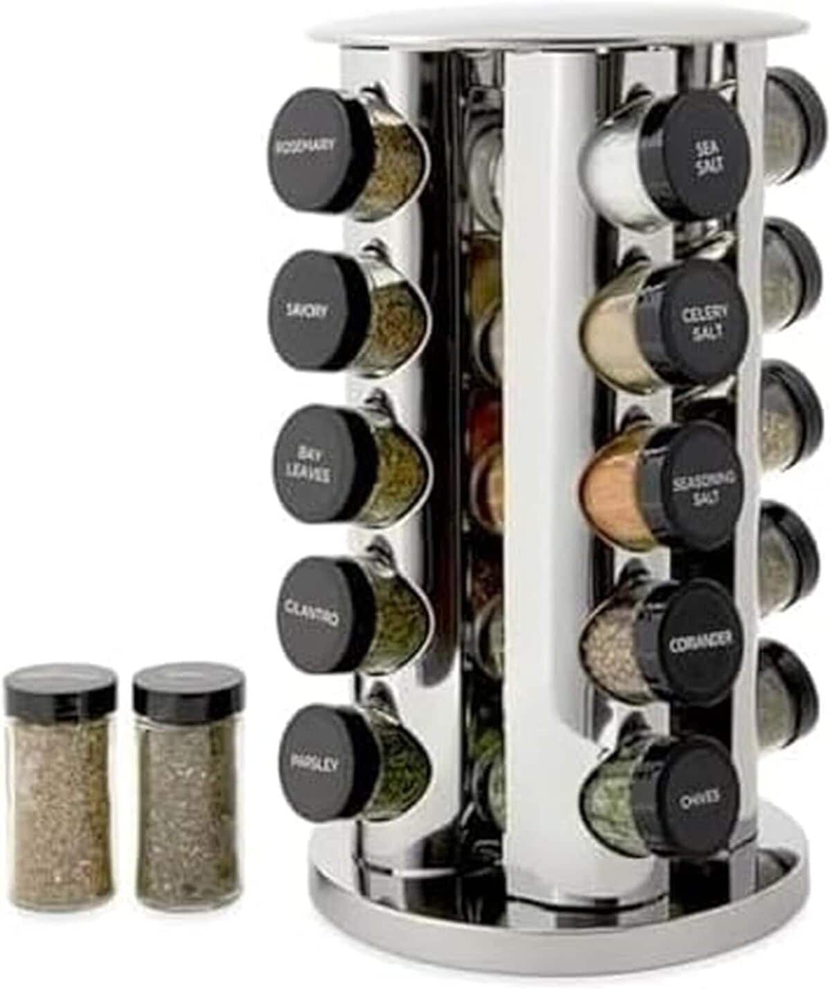 Test du tour de rangement Kamenstein pour épices en acier inoxydable