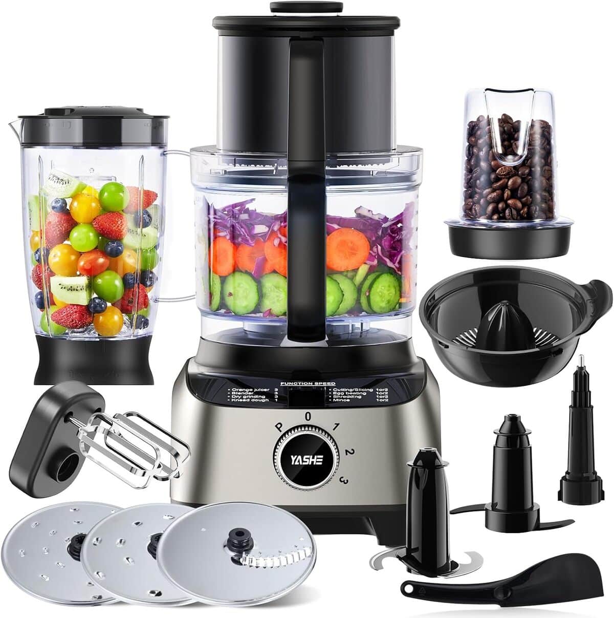Test : robot cuisine multifonction Yashe 11 en 1, polyvalence au rendez-vous