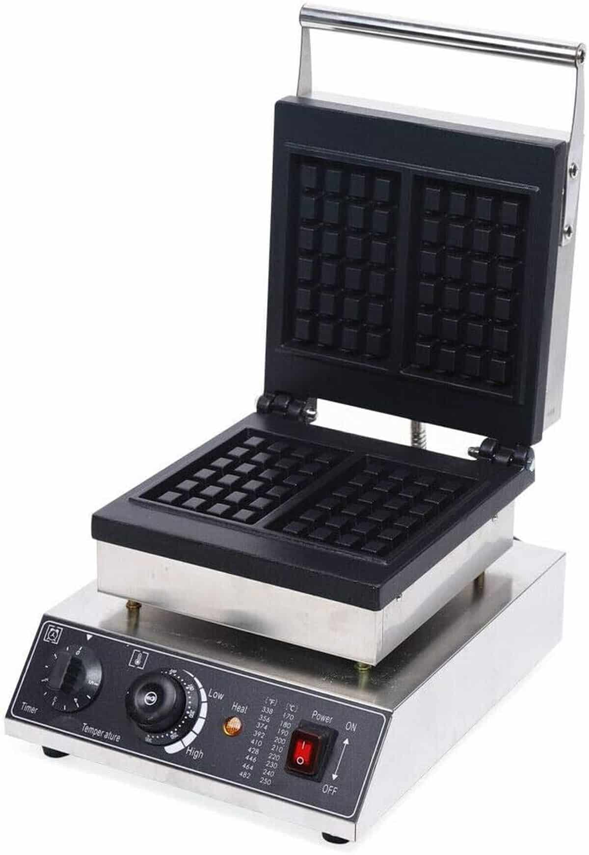 Test du gaufrier professionnel anti-adhésif 1, 5 kW