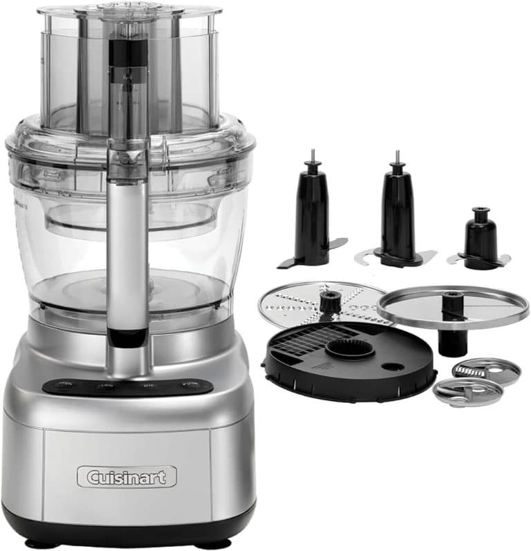 Robot Multifonctions Cuisinart - 3 Cuves, 1400W, Blanc, Avec Nombreux Accessoires