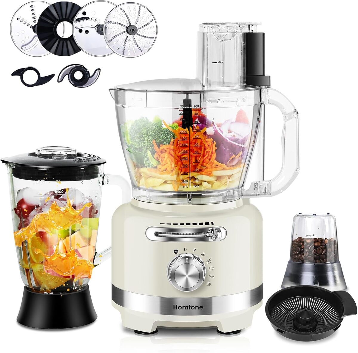 Test du robot de cuisine Homtone 1000W : polyvalence en cuisine