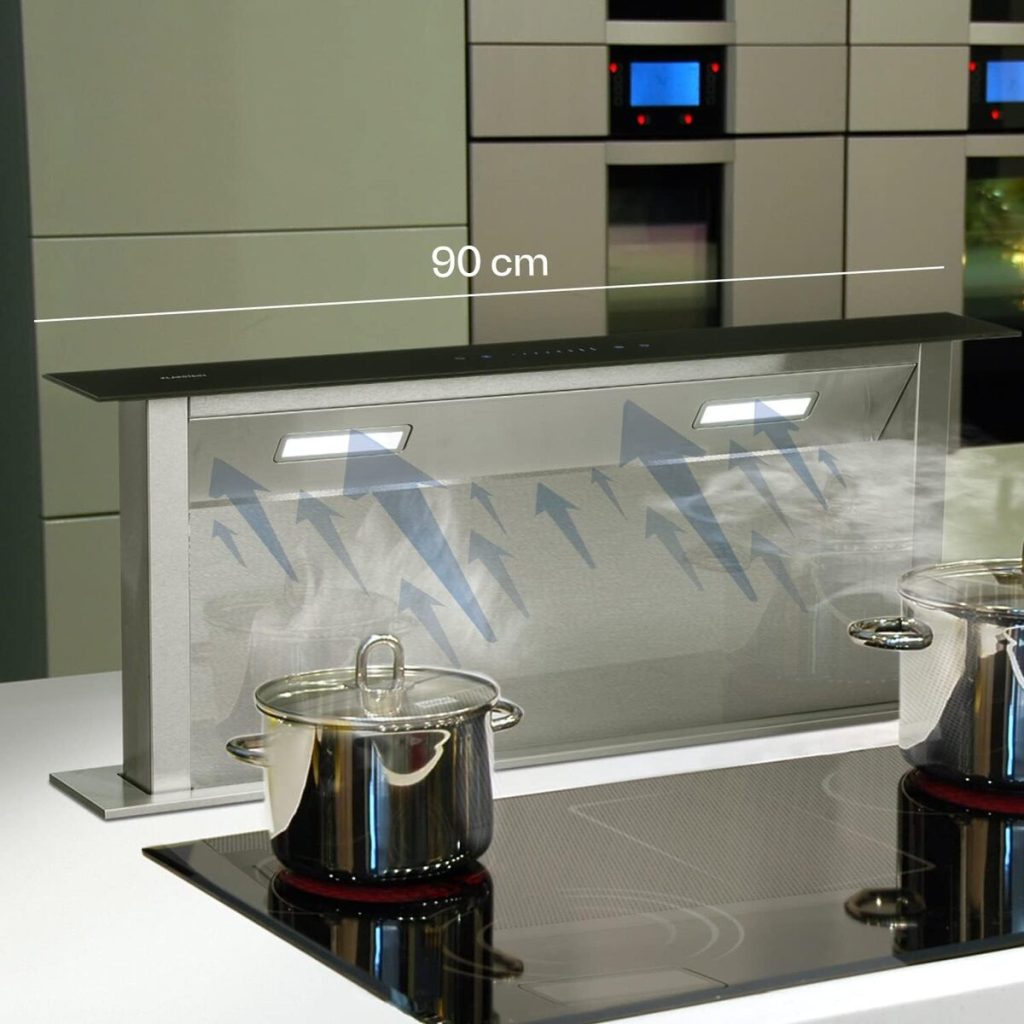 Test : klarstein Downdraft, hotte aspirante encastrable et silencieuse