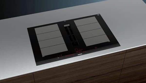 SIEMENS Plaque induction aspirante EX875LX57E IQ700 Flexinduction, Home connect