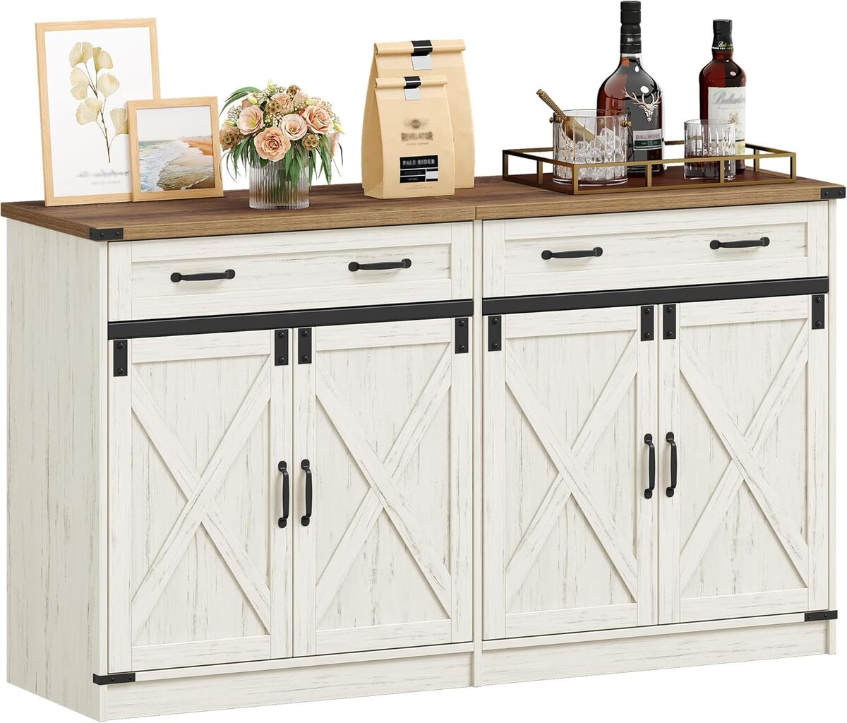 Test du buffet Hzuaneri SC94814X : rangement stylé et pratique