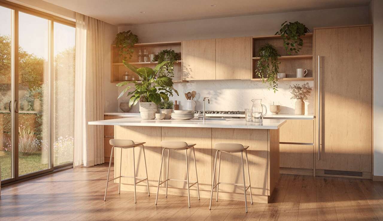 Cuisines vertes : adoptez un intérieur tendance et naturel