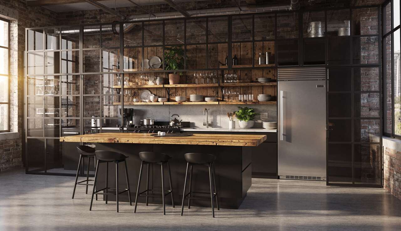 Int&eacute;grer une verri&egrave;re pour un style industriel chic