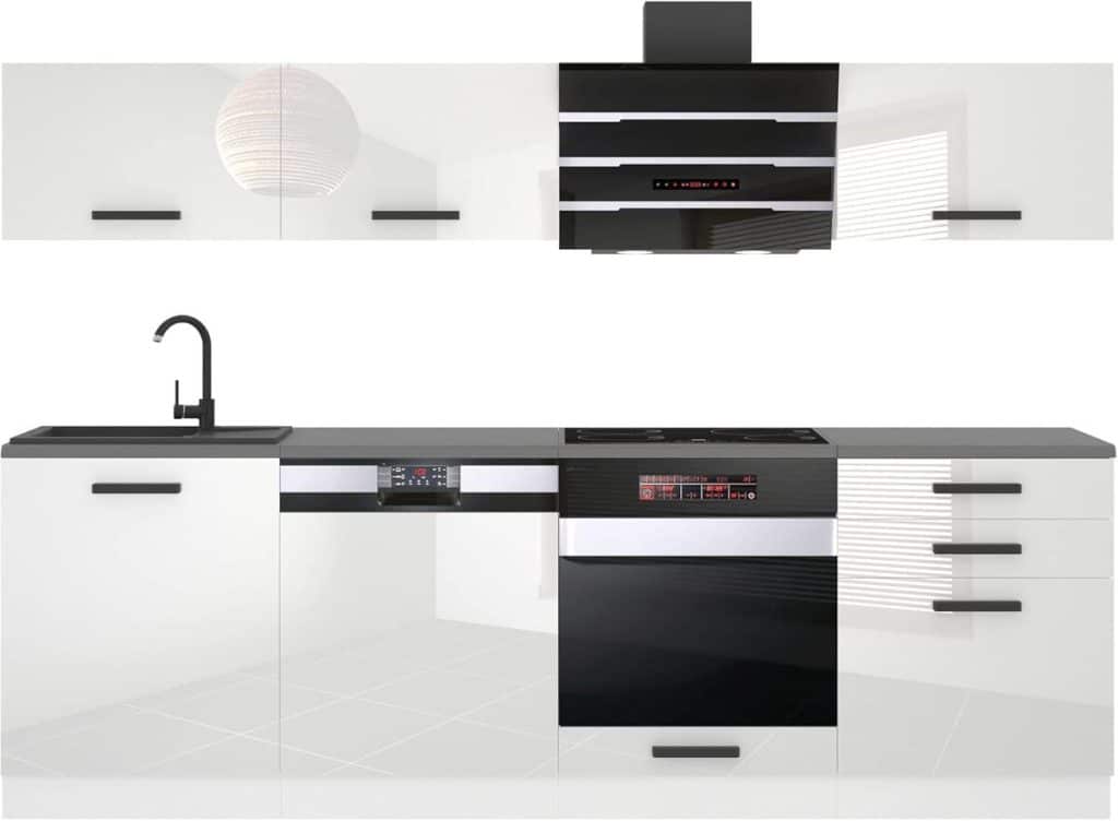 Test de la cuisine équipée Belini Linda : brillance et élégance à 240 cm