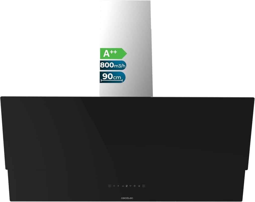 Test de la hotte aspirante Cecotec Bolero Flux Dt 908001 : performance et design en verre noir