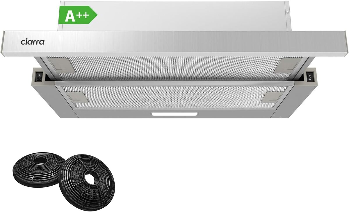 Test de la hotte tiroir télescopique CIARRA CBCS6906D : performance et efficacité