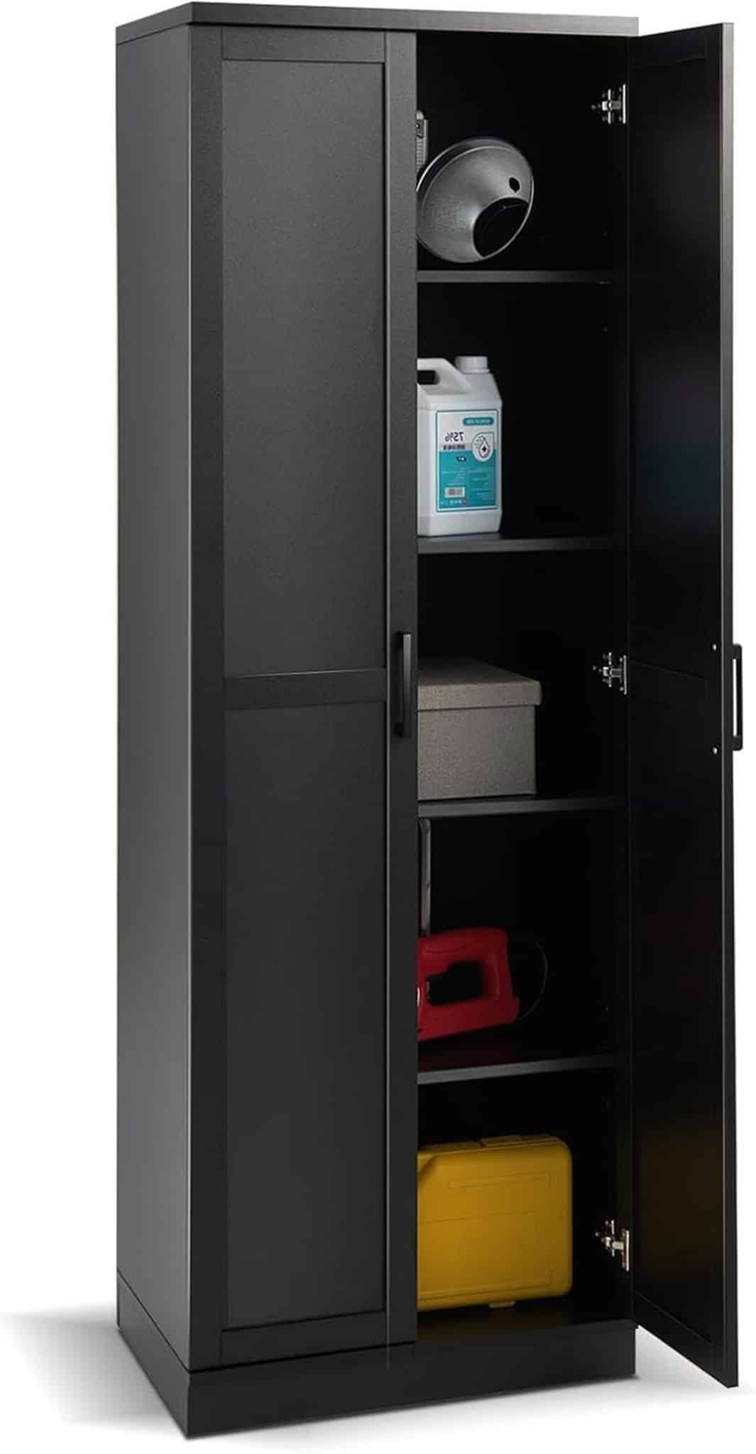 Test du buffet vaisselier Giantex : l'armoire haute moderne à 5 niveaux