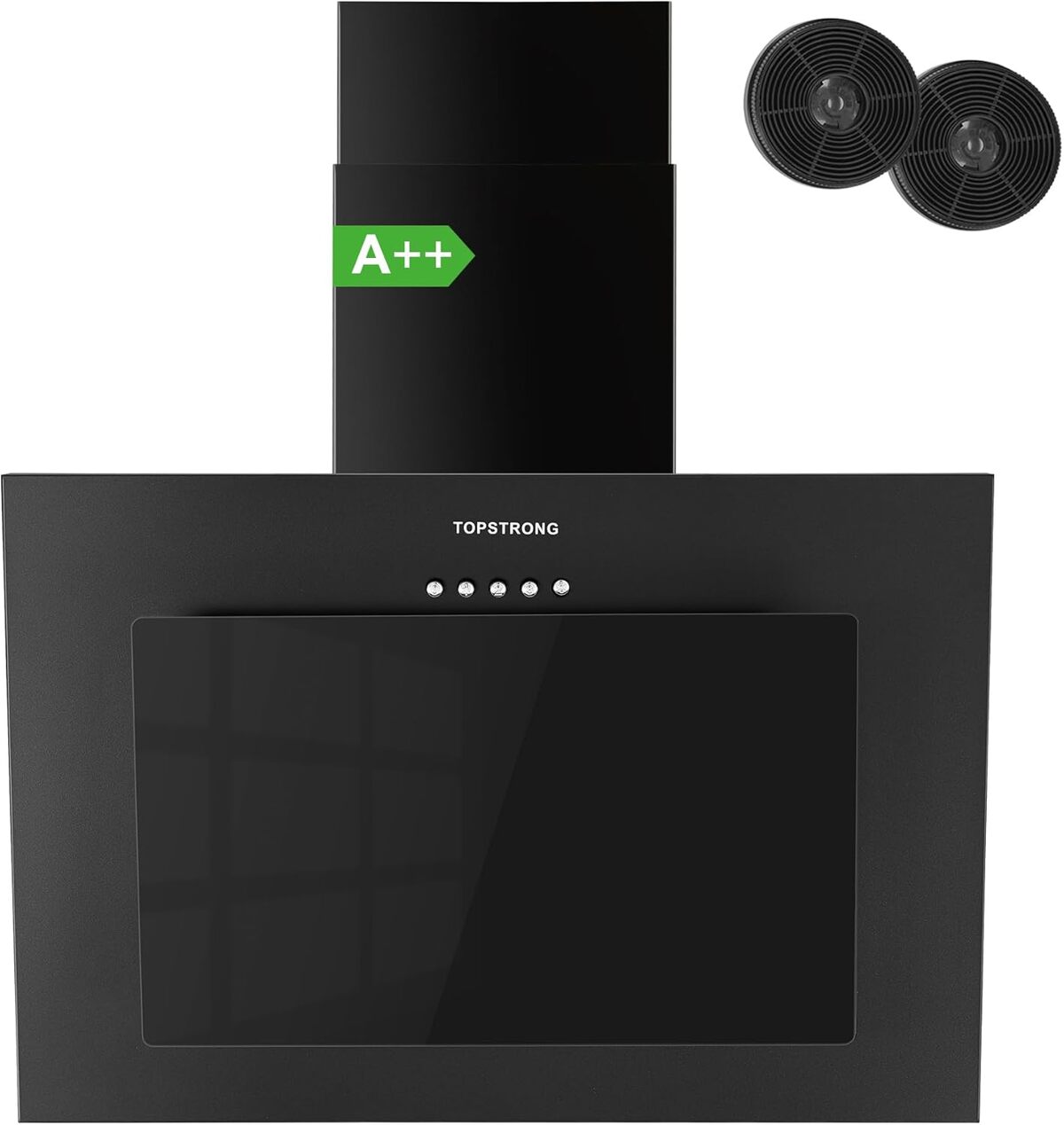 Test : hotte aspirante silencieuse TopStrong 60 cm noire
