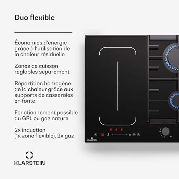 Découvrez notre test approfondi de la Klarstein MultiChef, une plaque innovante alliant induction et gaz avec 4 zones de cuisson pour une cuisine polyvalente et performante.