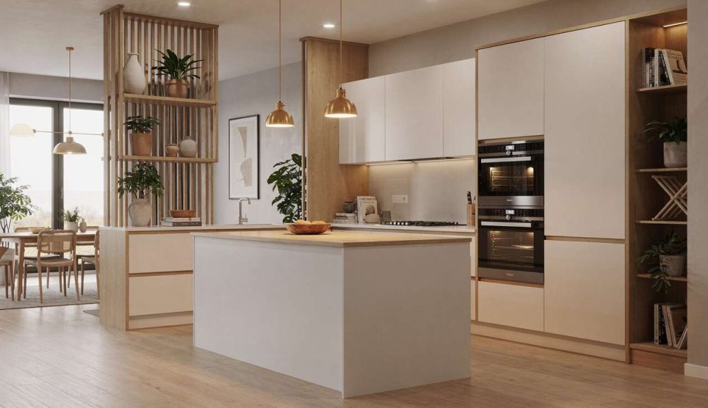 Comment atténuer la présence d'une cuisine ouverte ?