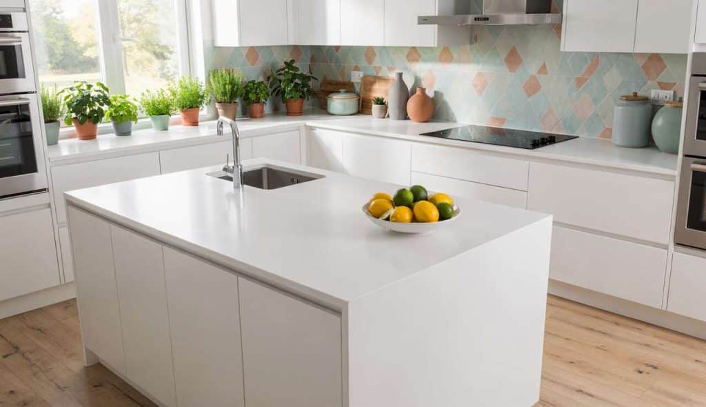 Cuisine blanche : comment intégrer des touches de couleur ?