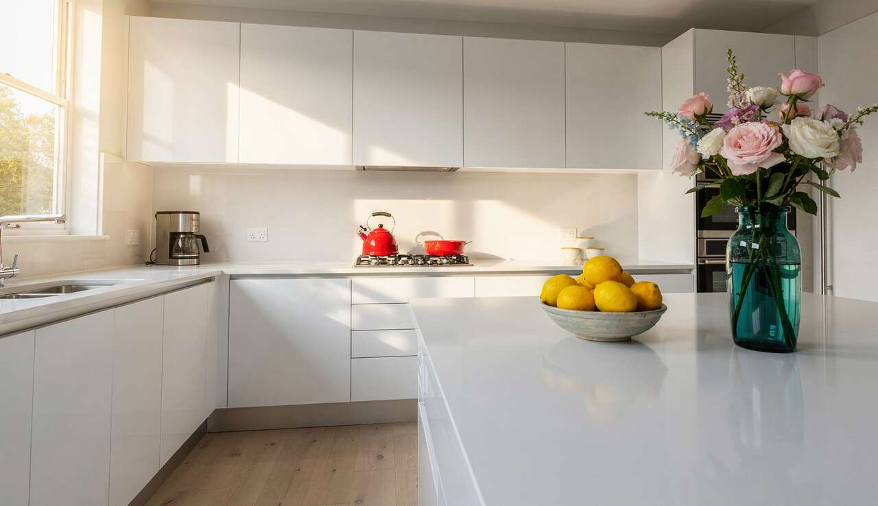 Choisir les couleurs vives pour dynamiser la cuisine blanche