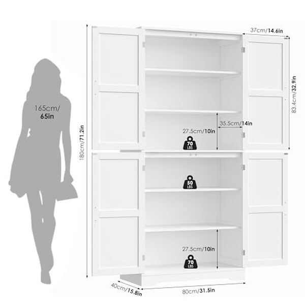 Découvrez notre évaluation complète du buffet de cuisine Hocsok avec 4 portes et 6 compartiments : un meuble pratique et spacieux pour votre cuisine.