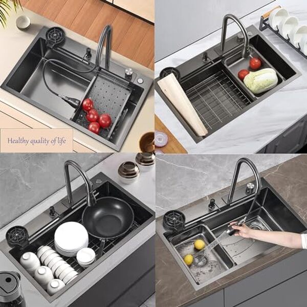 Découvrez notre analyse détaillée de l'évier Fivixil : un modèle innovant avec lave-tasses, accessoires intégrés et fonctionnalités avancées pour votre cuisine moderne.