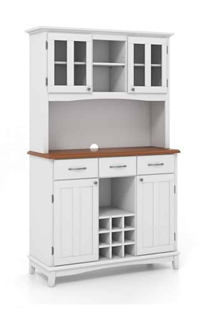 Test du buffet de cuisine Giantex avec étagère à vin