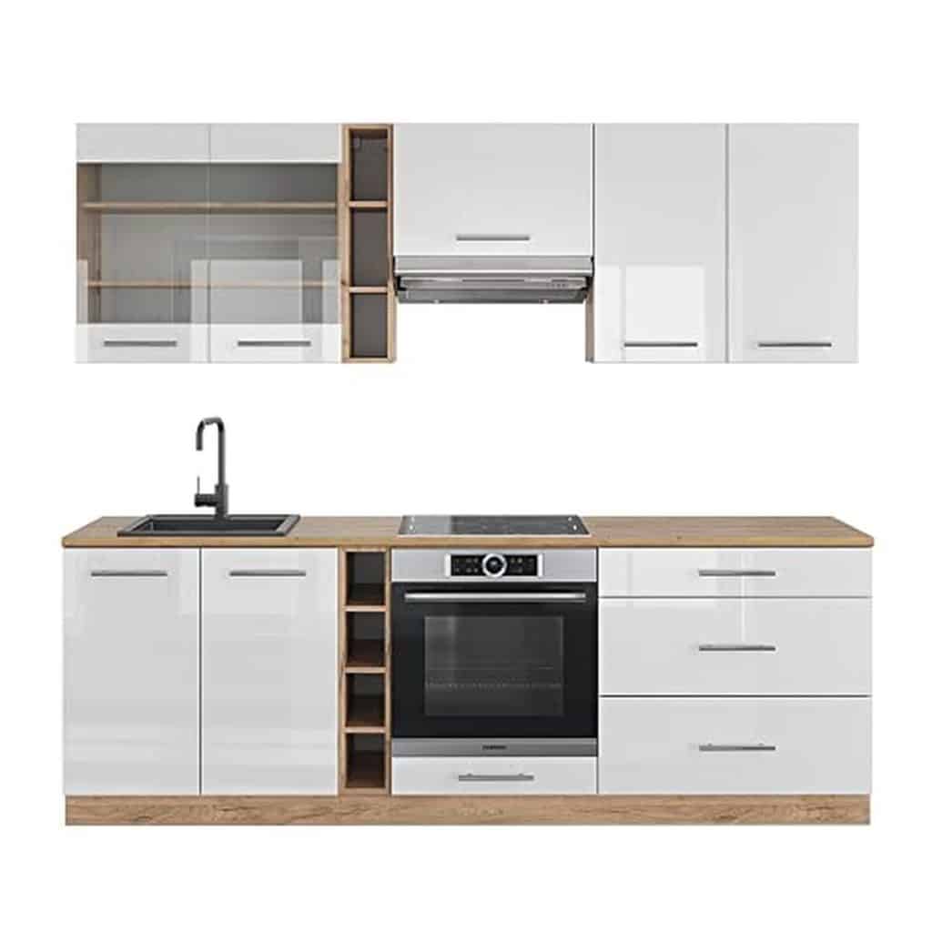 Test Vicco Cuisine Fame-Line Blanc Brillant