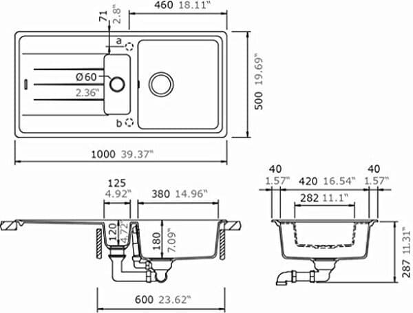 Découvrez notre test complet de l'évier en granit Victory S1000 (crème) 100 x 50 cm avec excentrique rotatif pour un aménagement élégant et durable de votre cuisine.