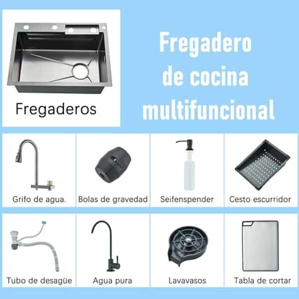 Découvrez notre analyse approfondie de l'évier multifonction TVTIUO : design en acier inoxydable, fonctionnalités innovantes et avis d'experts pour une cuisine moderne et efficace