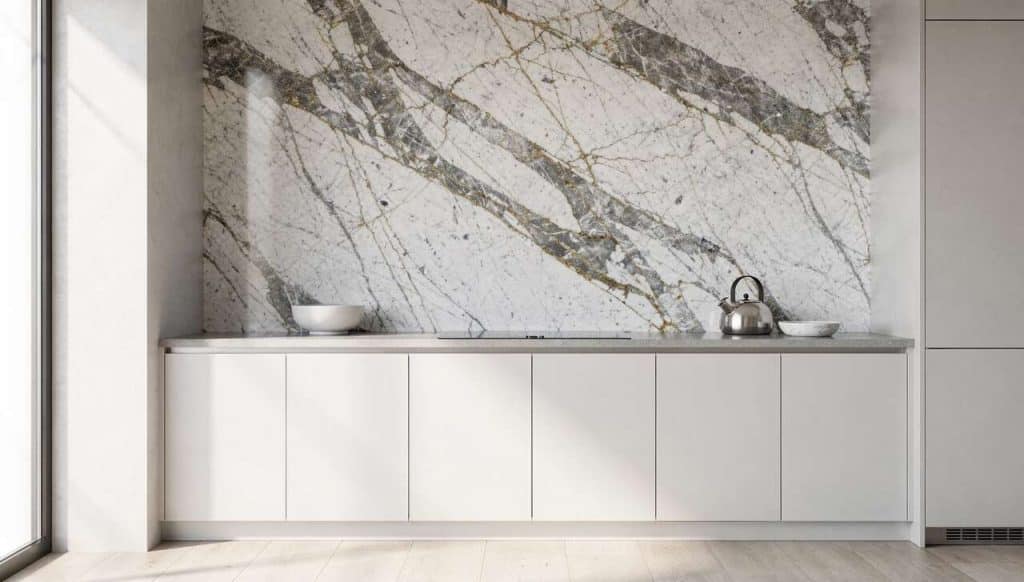 Crédence en marbre : le retour en force dans la cuisine moderne