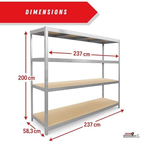 Découvrez notre test approfondi de l'étagère de rangement monobloc Euro Vanadium, capable de supporter jusqu'à 1400 kg. Idéale pour optimiser votre espace avec efficacité et sécurité.