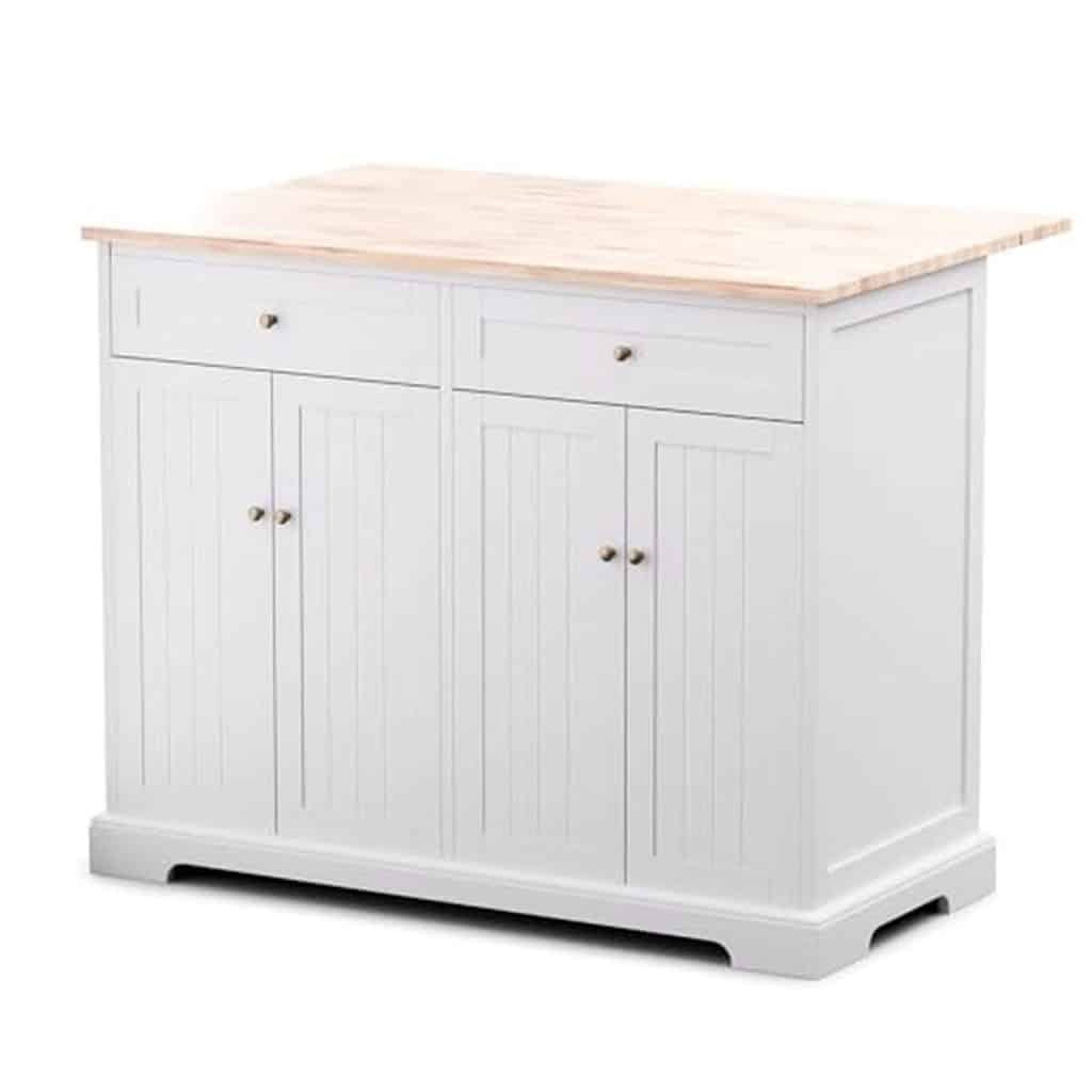 Revue du blumfeldt îlot de cuisine ETsu : plan de travail extensible et design multifonction