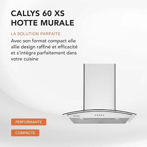 Découvrez notre test détaillé de la hotte décorative murale 60 cm en verre et inox : performances, design et avis d'experts pour bien choisir. 