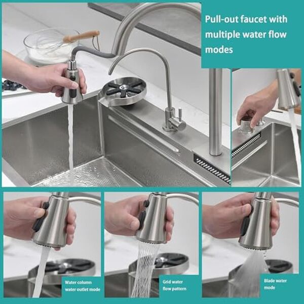 Découvrez notre test complet de l'évier multifonction cascade en inox avec robinet extractible : caractéristiques, avantages et conseils d'expert pour transformer votre cuisine.