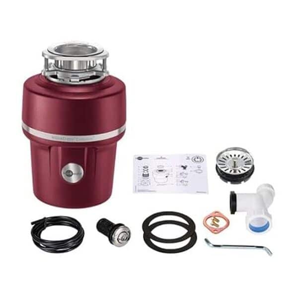 Test complet du broyeur alimentaire rouge M InSinkErator : performances, avantages et inconvénients pour votre cuisine