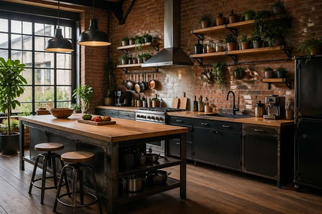 Concevoir une cuisine style atelier : astuces et inspirations
