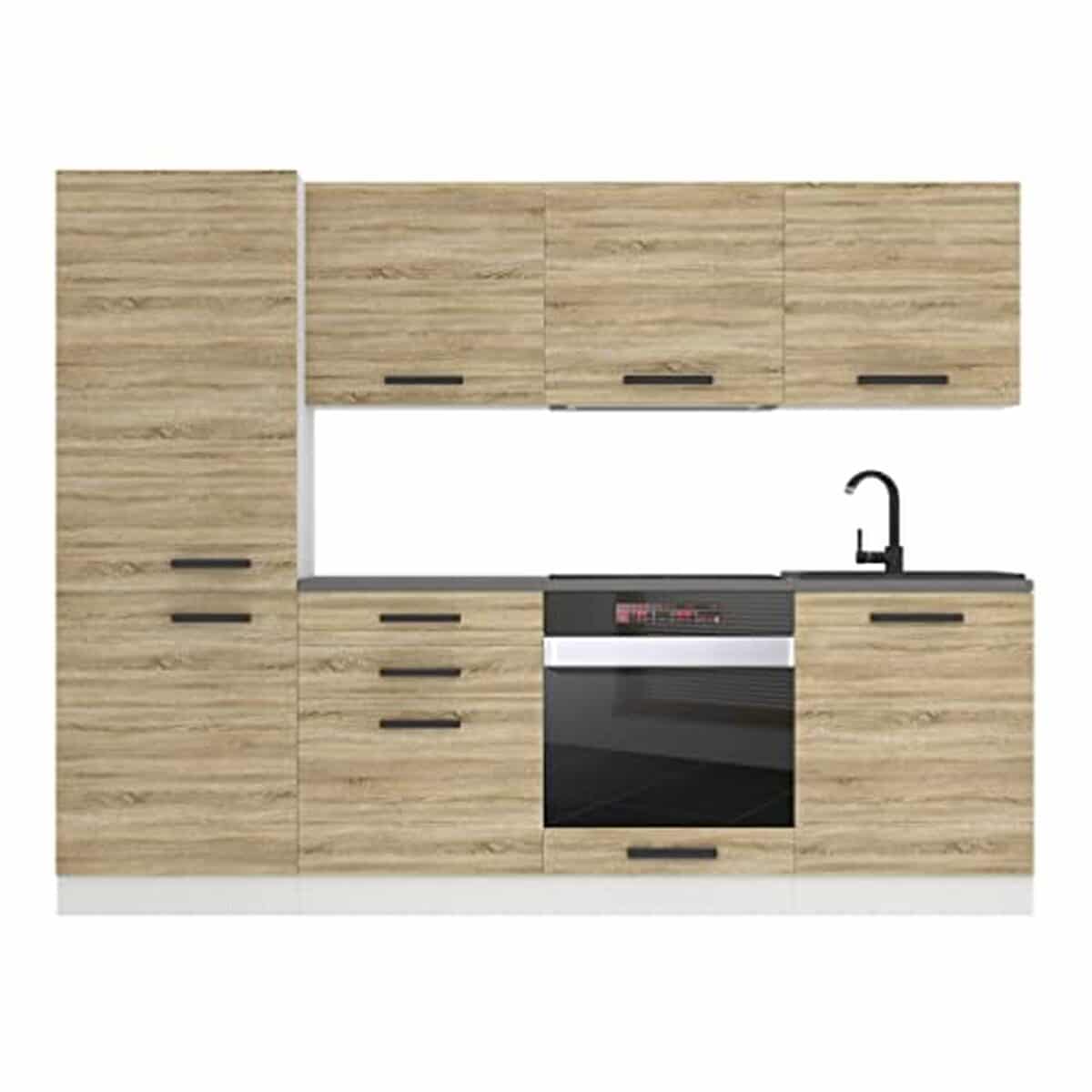 Cuisine Sandy Muebles Belini 240 cm chêne sonoma : test et avis complet