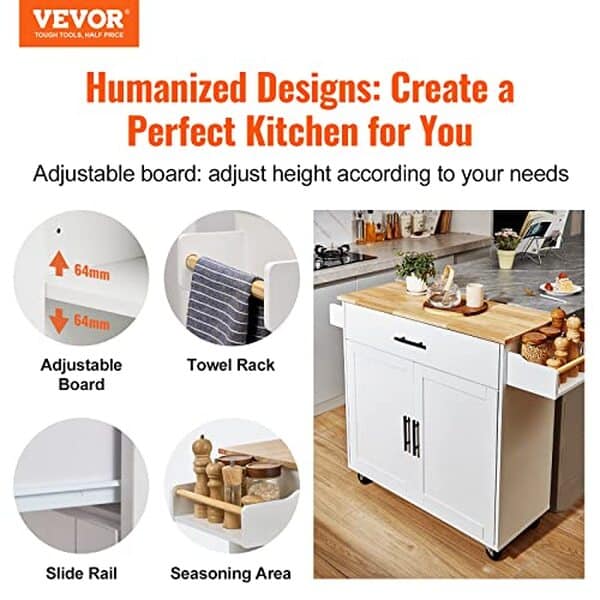 Découvrez notre test complet de l'îlot central VEVOR : praticité, qualité et esthétique pour transformer votre espace culinaire. Avis détaillé et conseils d'achat.
