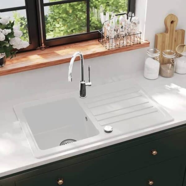 Découvrez notre test détaillé de l'évier vidaXL en granite avec égouttoir blanc : fonctionnalités, avantages et verdict final pour votre cuisine. 