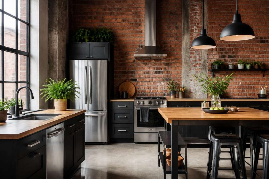 Concevoir une cuisine style atelier : astuces et inspirations
