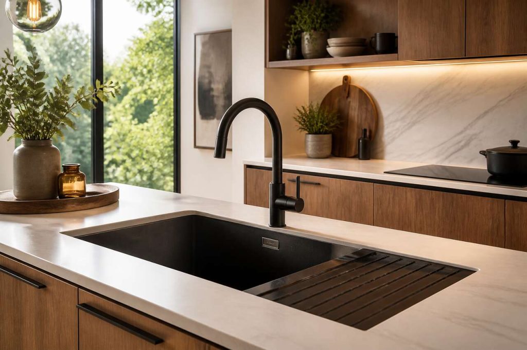 7 modèles d'éviers tendances pour votre cuisine