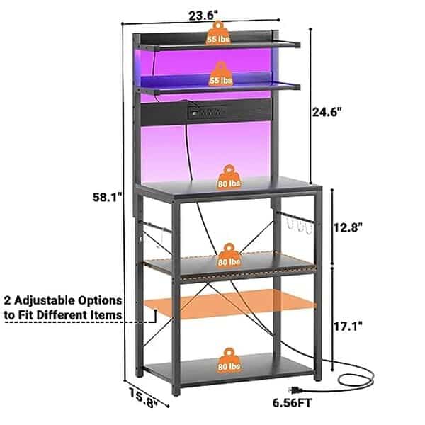 Découvrez notre test détaillé de l'étagère de cuisine aheaplus 4 niveaux. Éclairage LED, prise de courant intégrée et design moderne pour votre cuisine.