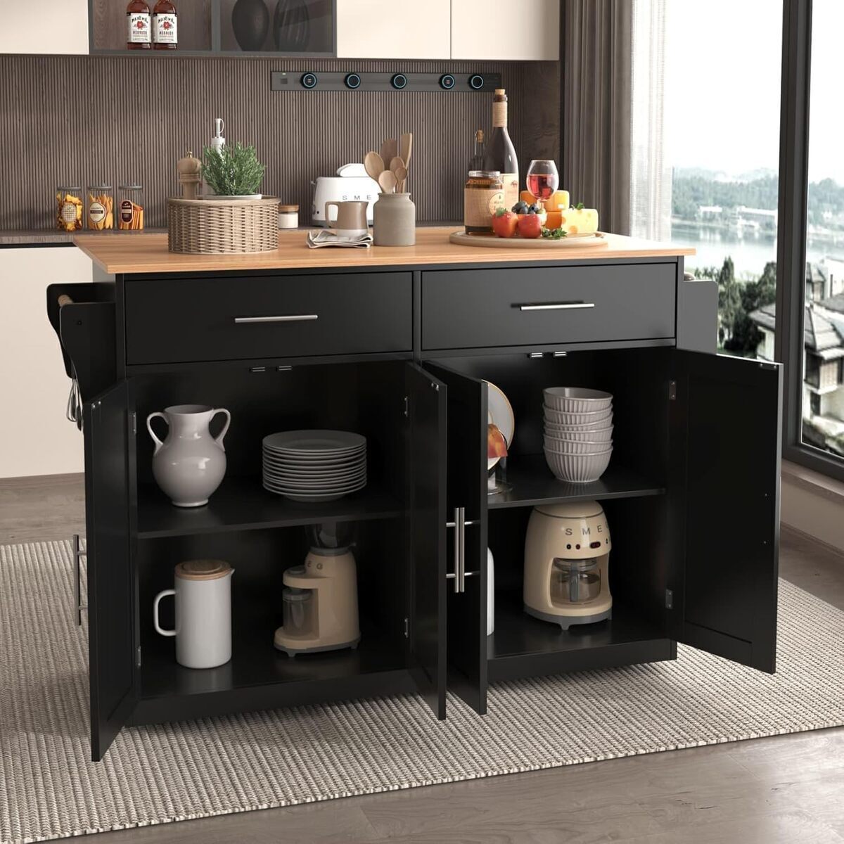 Test : desserte PUGSDRLY avec plan de travail pliable