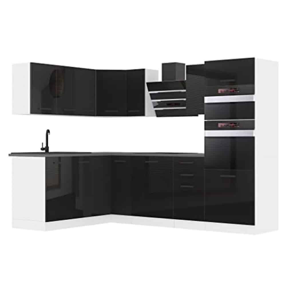 Test du bloc de cuisine Belini L noir brillant