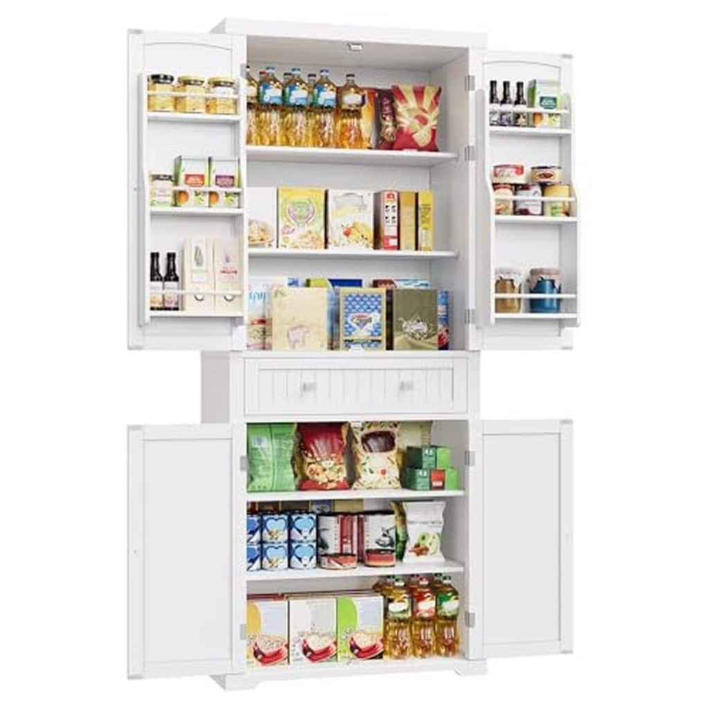 Test du vaisselier blanc VASAGLE BBC561W21, l'atout rangement de votre cuisine