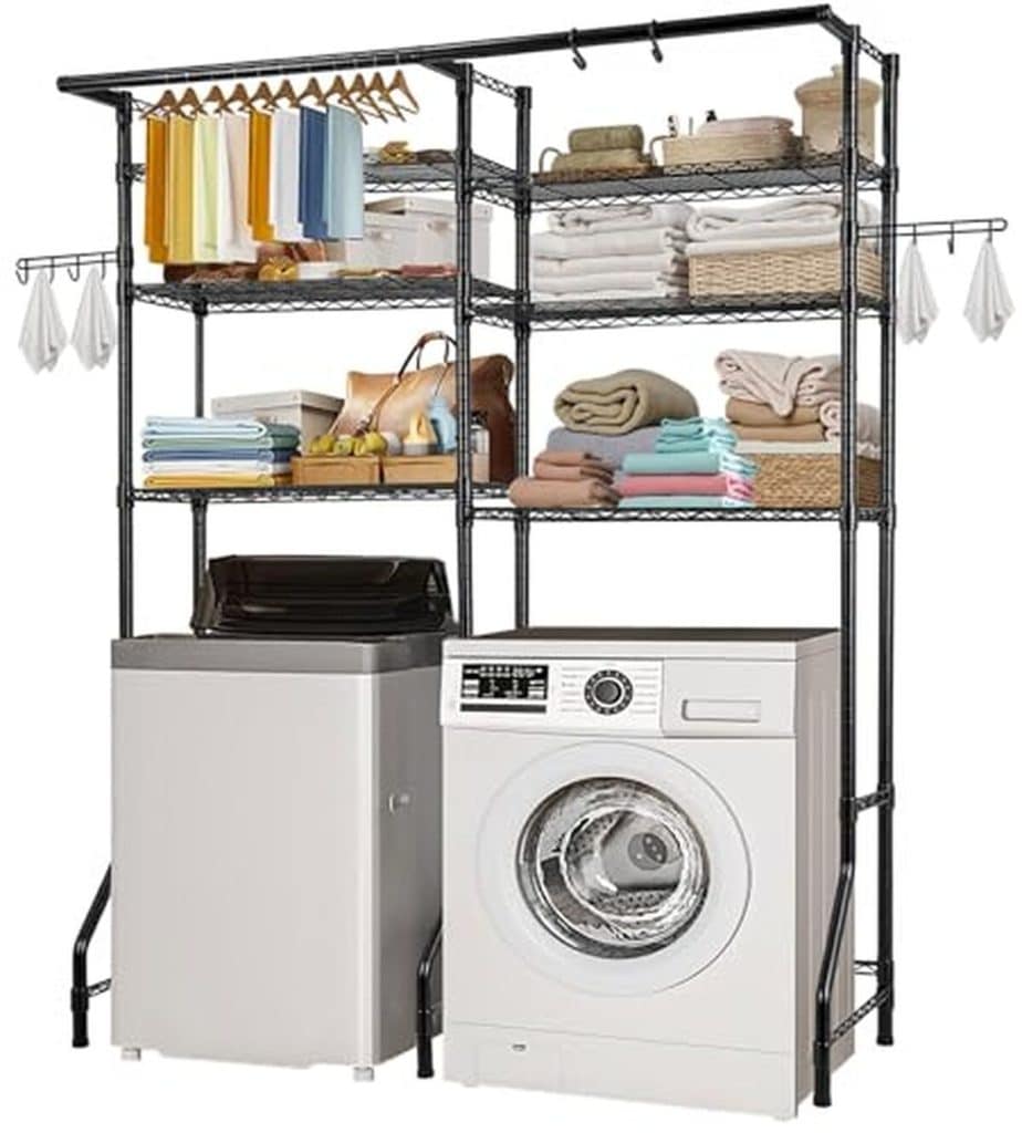 Test : étagère de rangement VEVOR 6 niveaux, solution gain de place pour buanderie