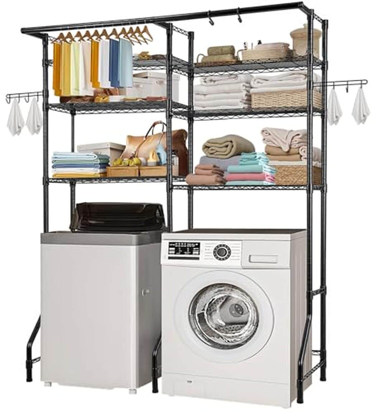 Test : étagère de rangement VEVOR 6 niveaux, solution gain de place pour buanderie